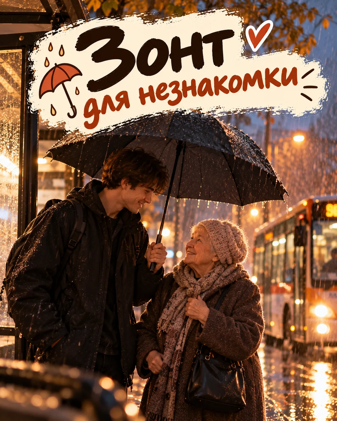 ☔ Зонт для незнакомки