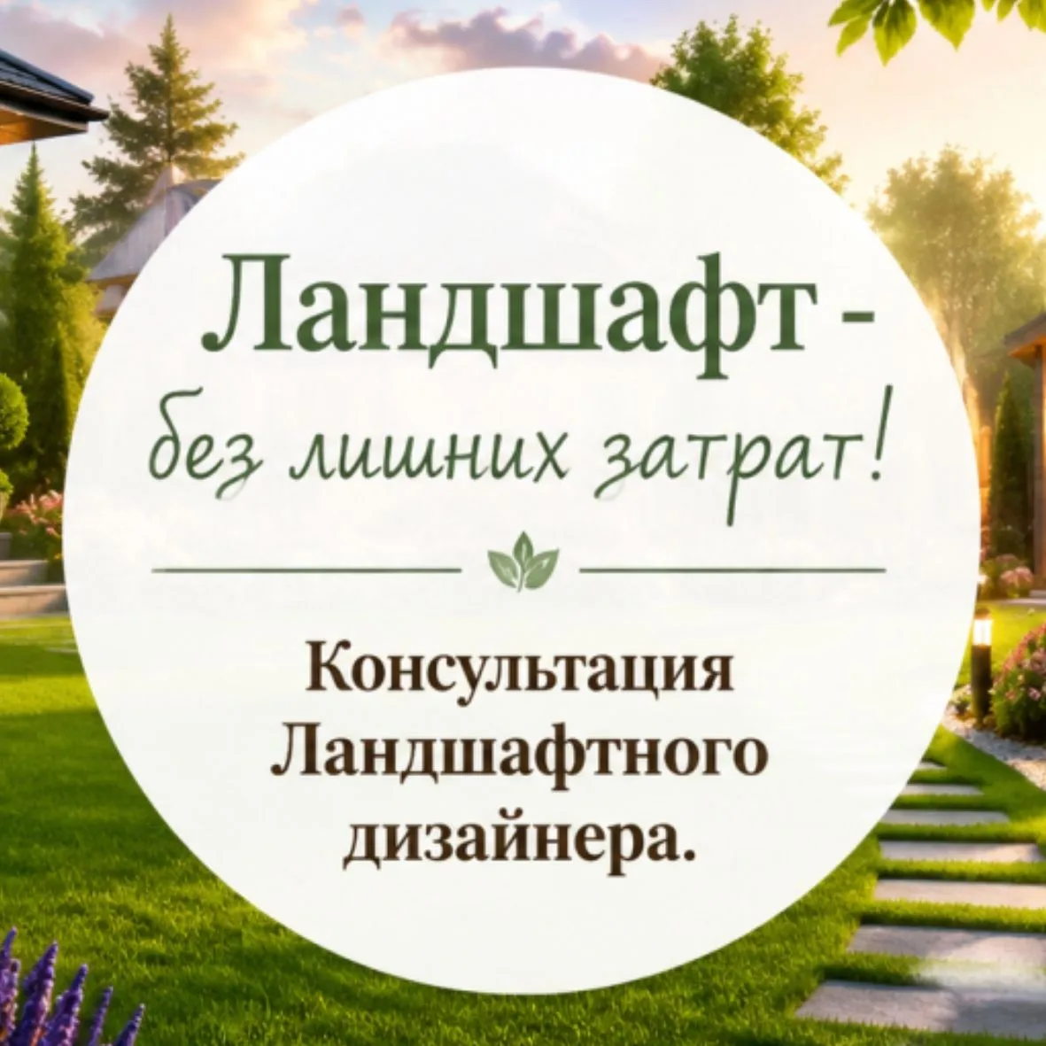 🌿 Экономный ландшафт — для тех, кто считает деньги.