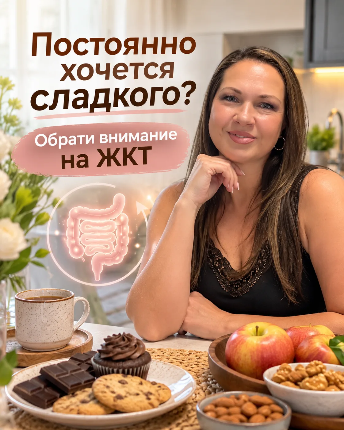 🍫 ПОСТОЯННО ХОЧЕТСЯ СЛАДКОГО? ОБРАТИ ВНИМАНИЕ НА ЖКТ