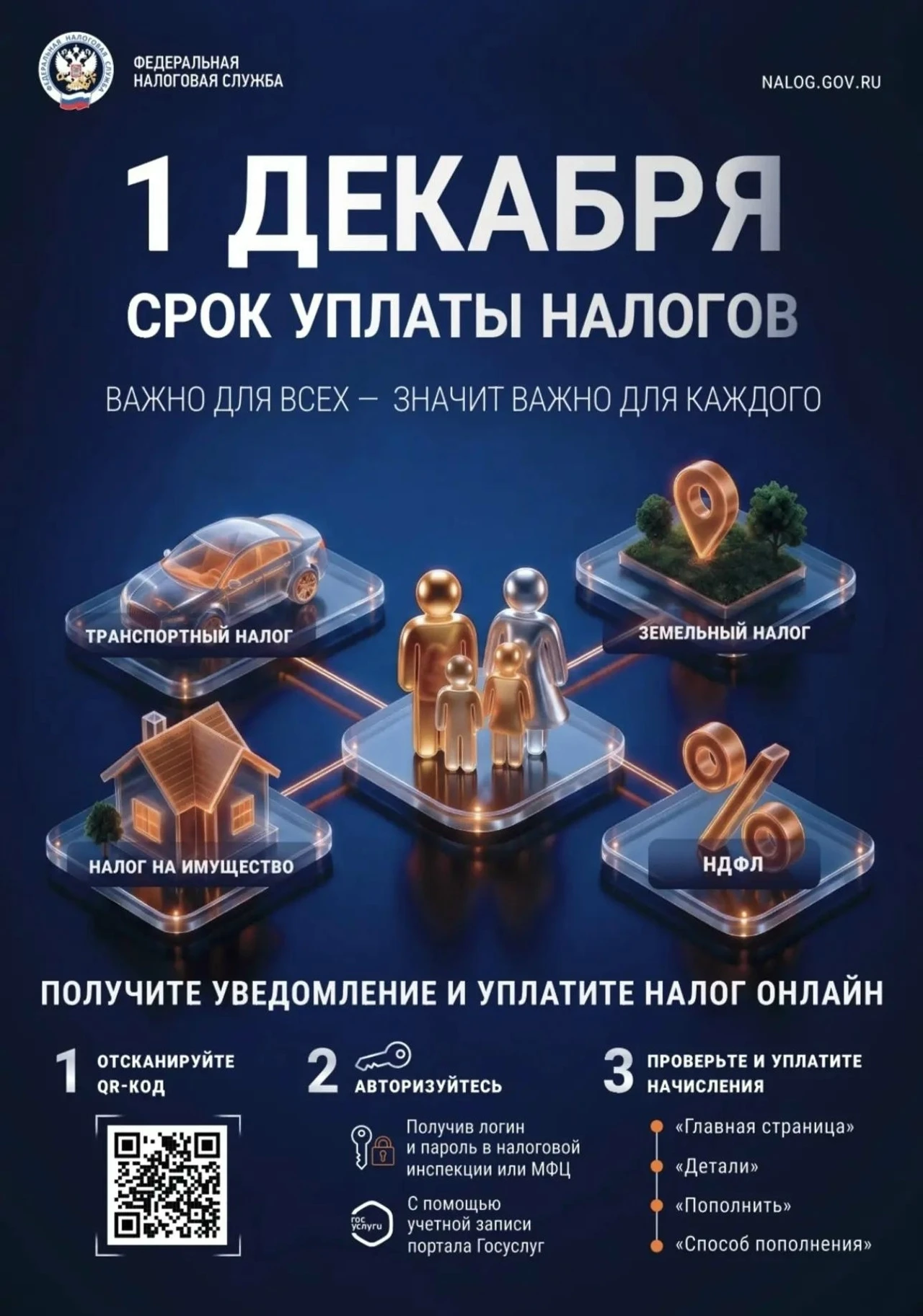 📢 Важно для всех налогоплательщиков: стартовала кампания по уплате имущественных налог...