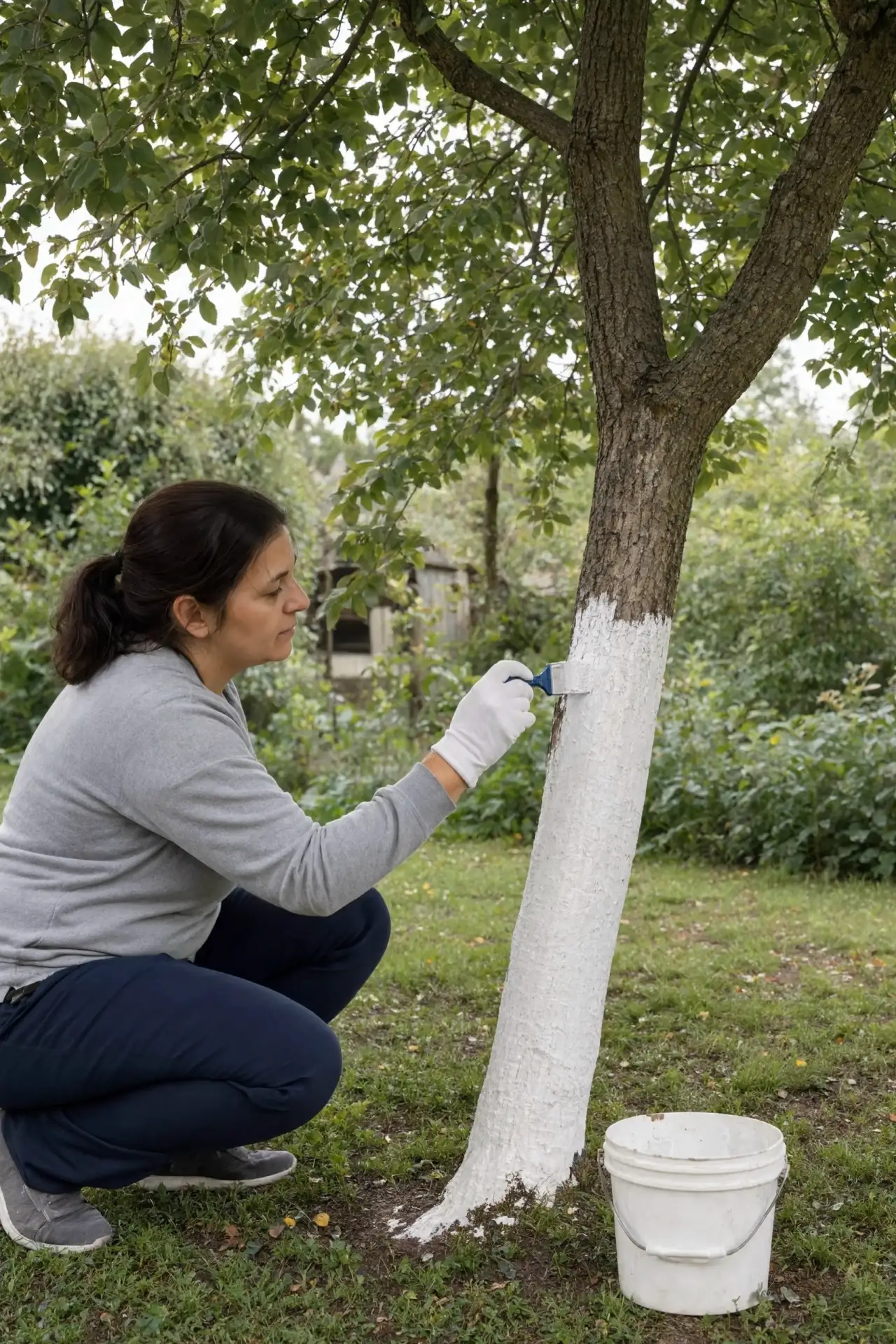 🌳 ПОБЕЛКА ДЕРЕВЬЕВ В СЕНТЯБРЕ: ЗАЧЕМ И КАК ПРАВИЛЬНО 🌳