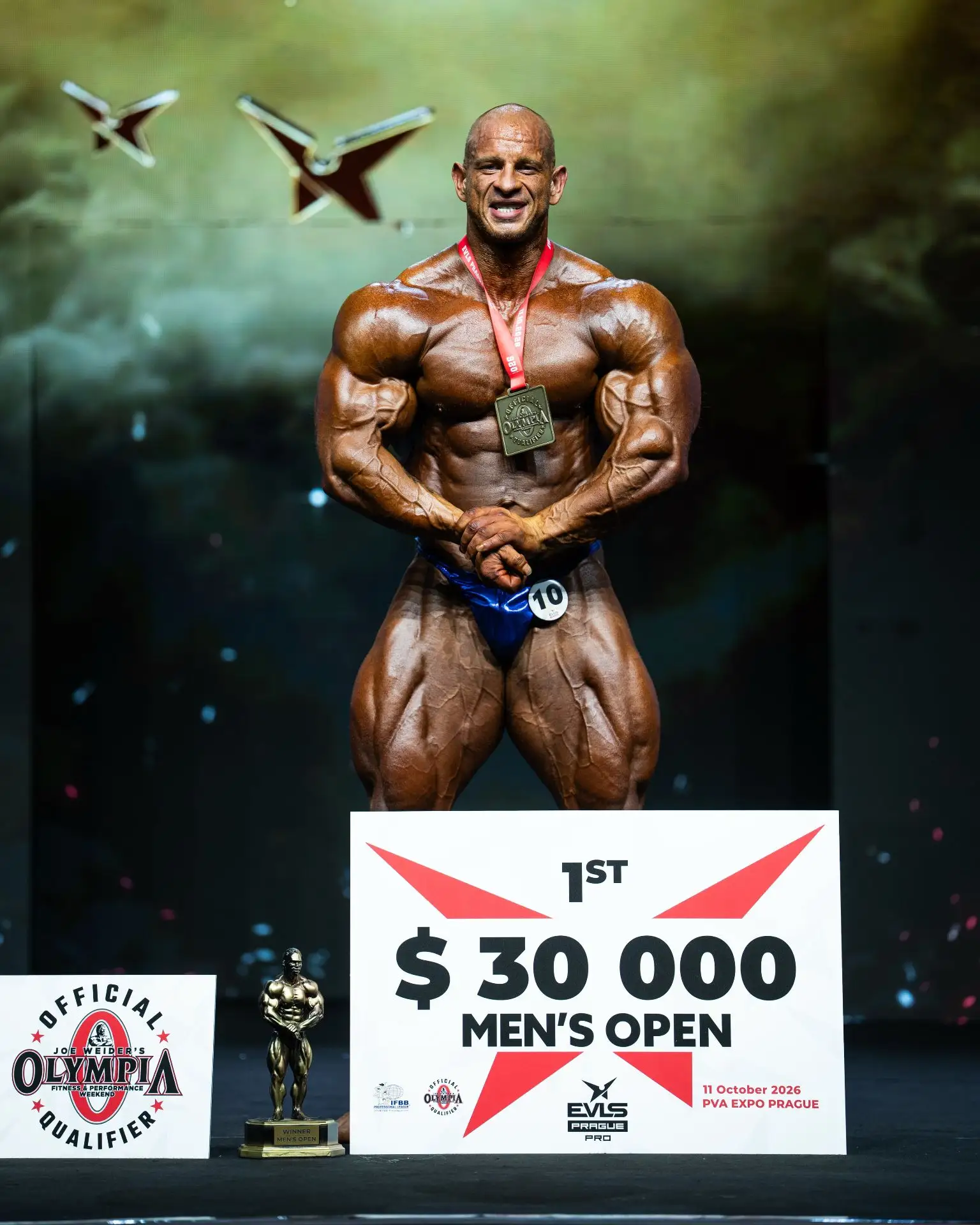 Чемпион "EVLS Prague Pro" 2026 года  Михал Крижанек (Michal Krizanek).