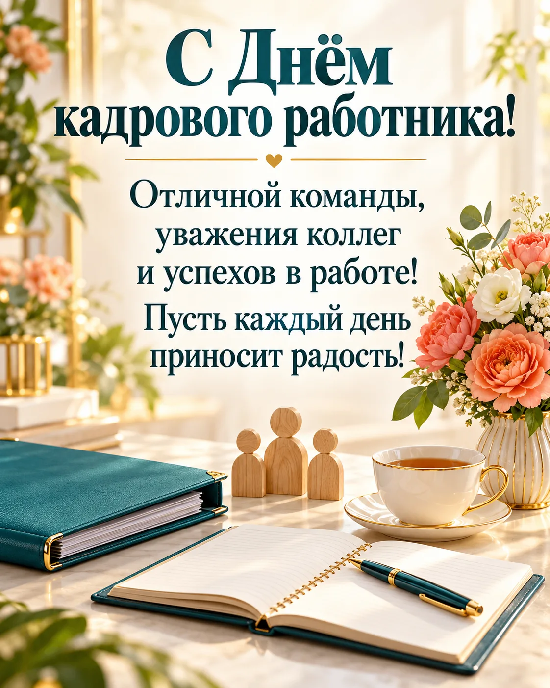 💐 Пусть нужные люди находятся легко, документы будут в порядке, а коллеги ценят ваш труд!