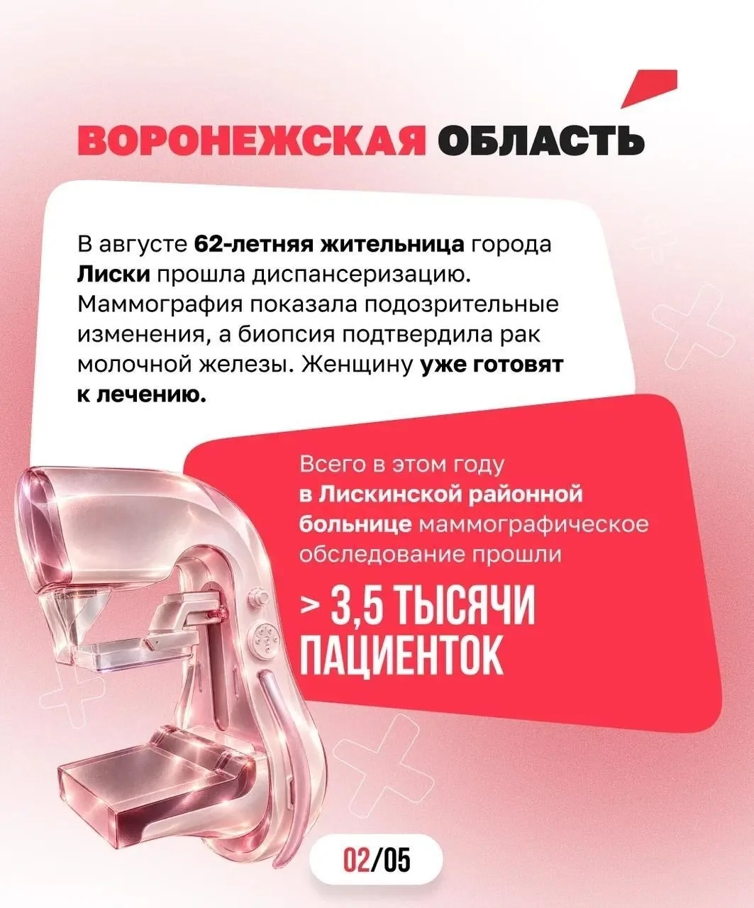 🔎 Раннее выявление заболевания значительно увеличивает шансы на его успешное лечение.