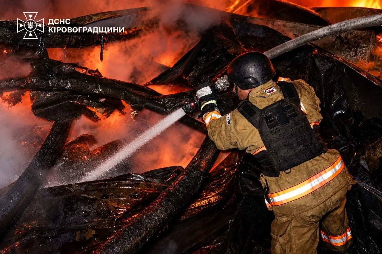 Этой ночью около 360 Гераней атаковали Кировоградскую область