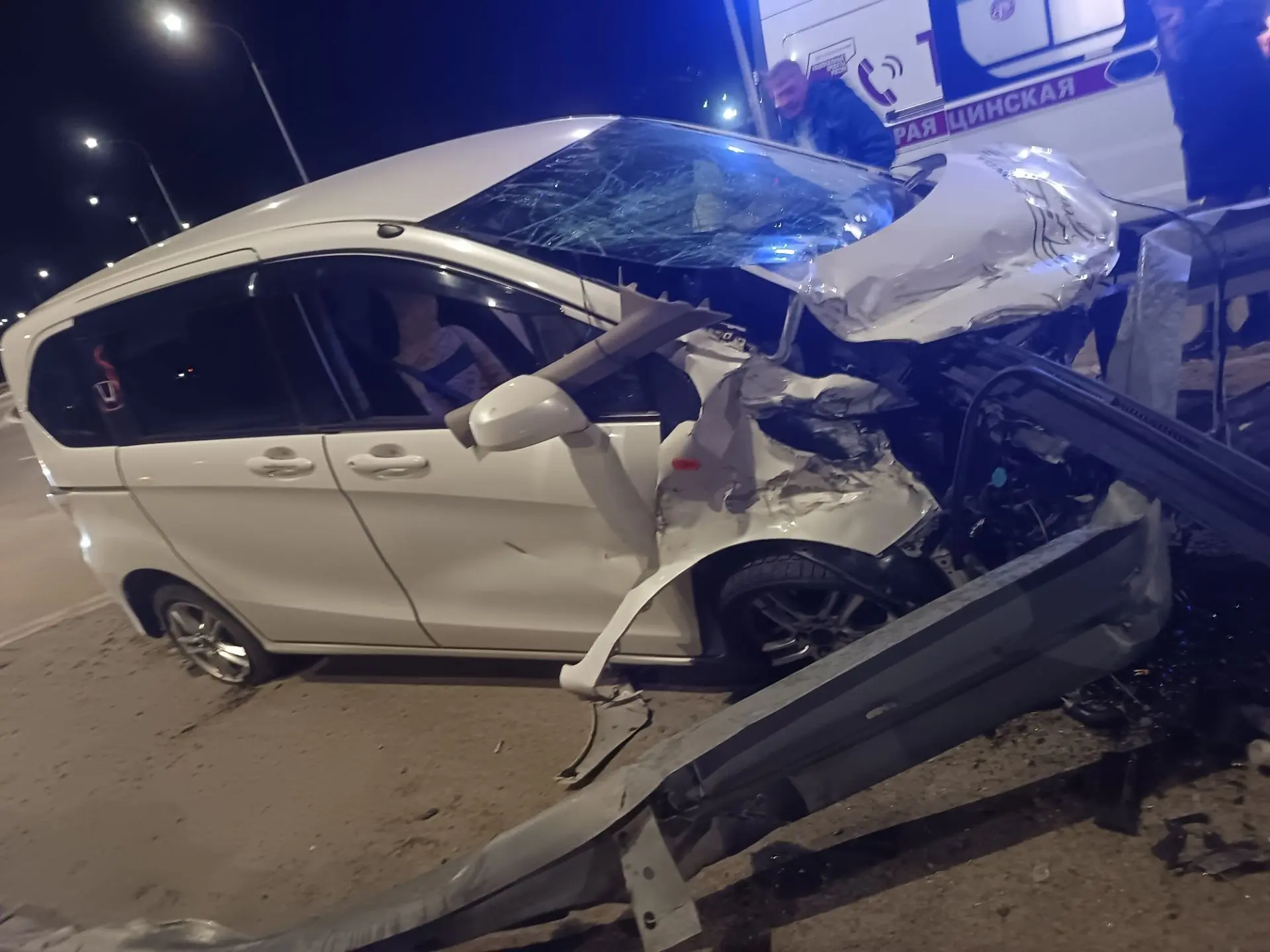 ДТП по АЯМу, поворот на локомотивное ДЕПО....