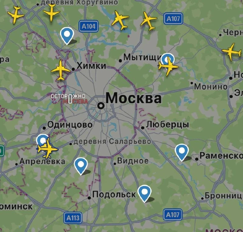 Аэропорты Внуково, Домодедово и Жуковский закрыты — Росавиация.