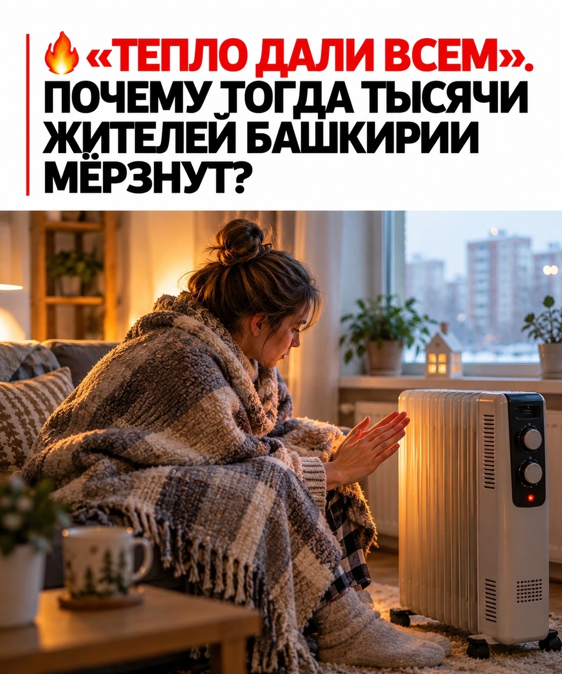 🥶 Тепло дали всем, но батареи всё ещё холодные: Радий Хабиров потребовал разобраться