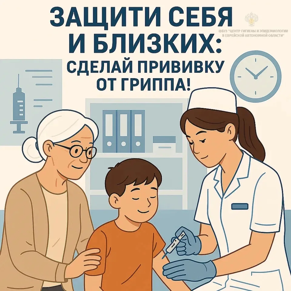 🛡️ Защитим детей от гриппа вместе!