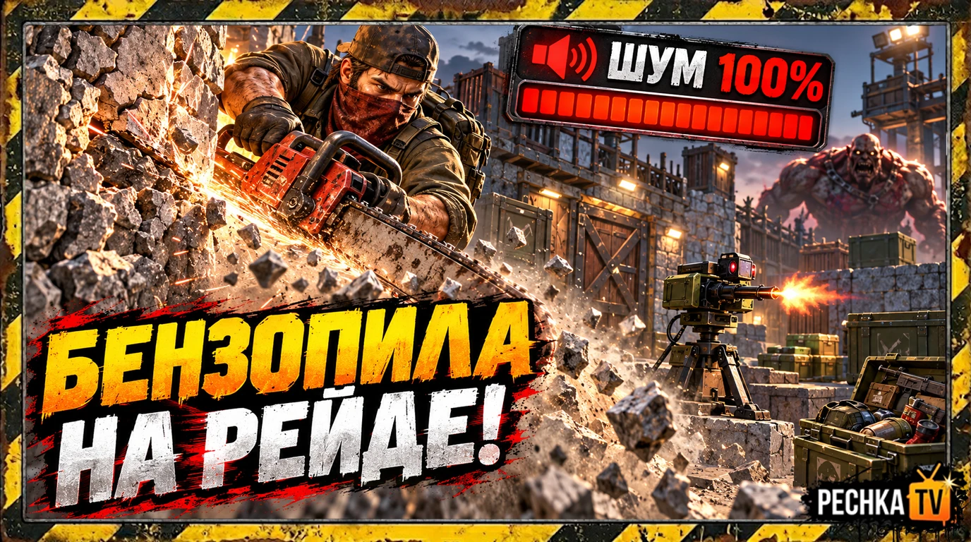 🔥 БЕНЗОПИЛА И ПОРТАТИВНАЯ ТУРЕЛЬ НА РЕЙДЕ! БАЗА MAZARK В LDOE | Pechka TV