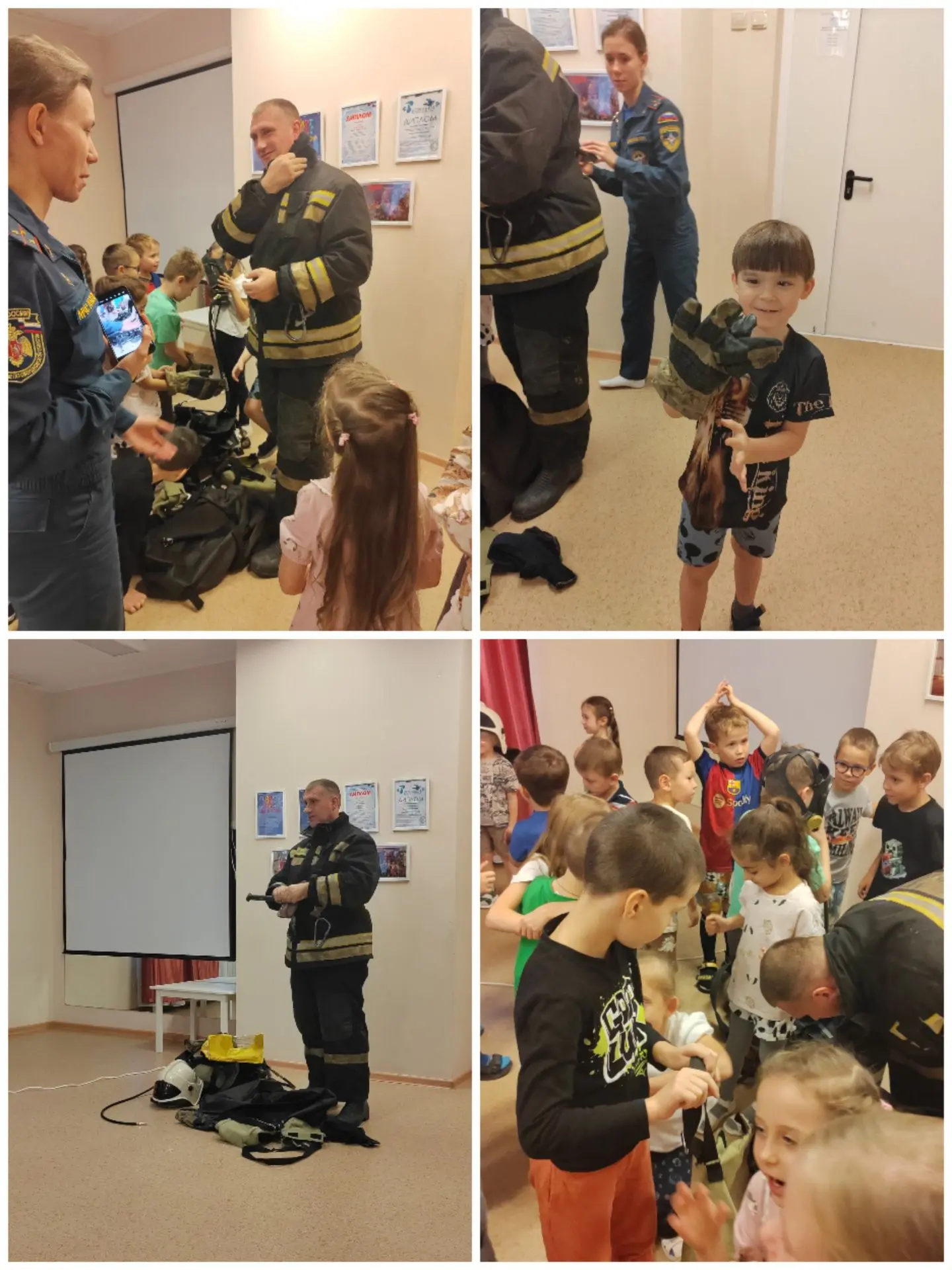 Настоящие герои в гостях у наших ребят! 🚒