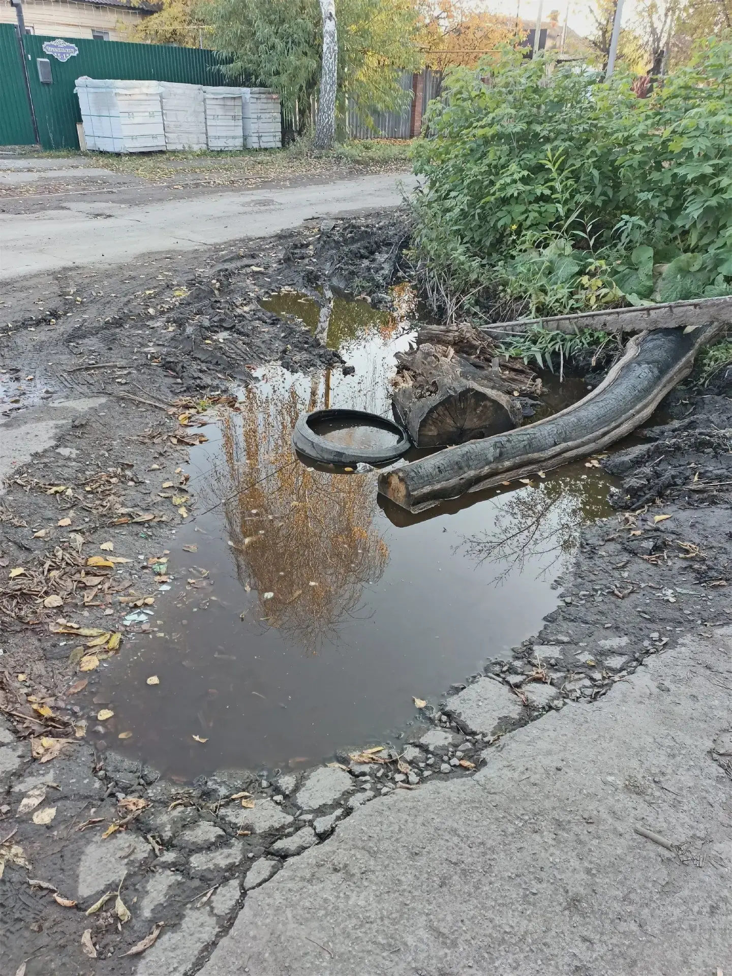 В Горняке остановился вывоз