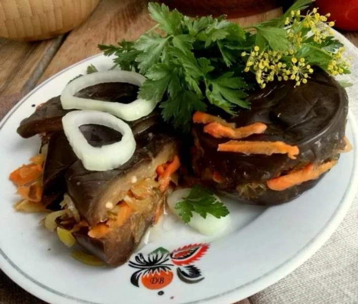 КВАШЕНЫЕ БАКЛАЖАНЫ С МОРКОВКОЙ