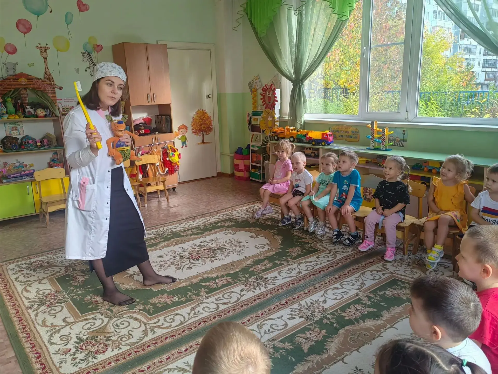 🦷Стоматолог в гостях у ребят🦷