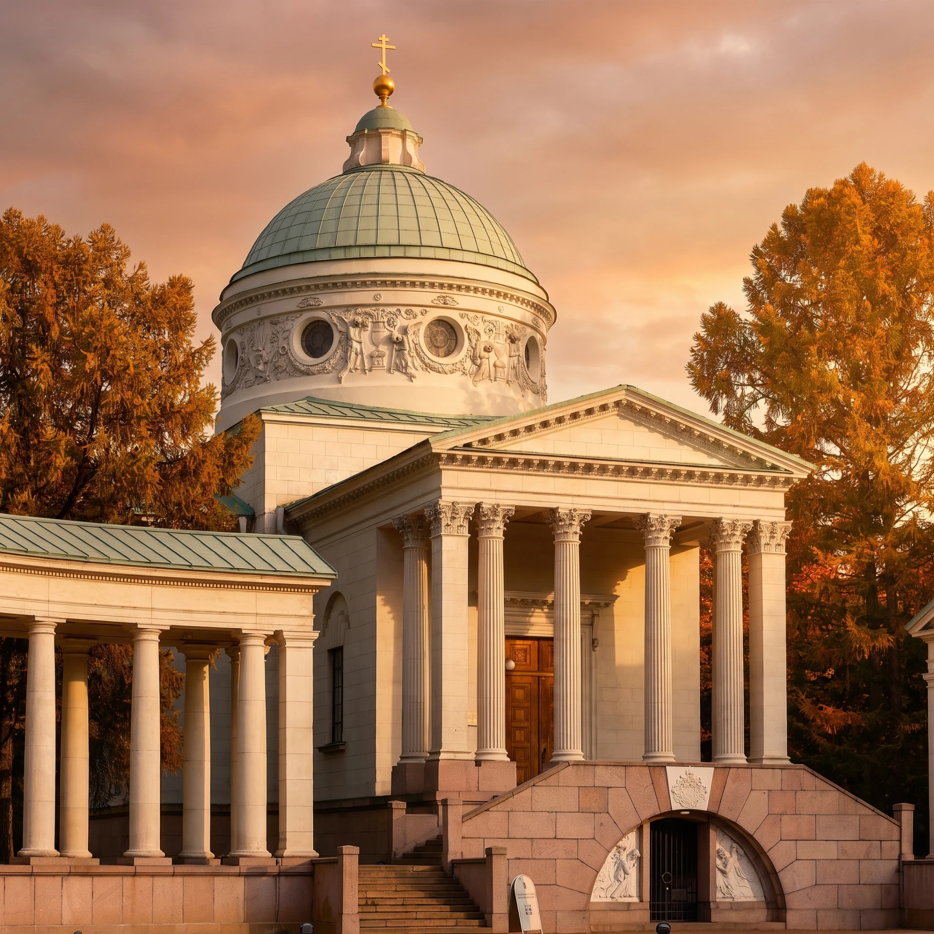 🏛️ В Архангельском есть величественное здание — Колоннада. А знаете, что оно задумывал...