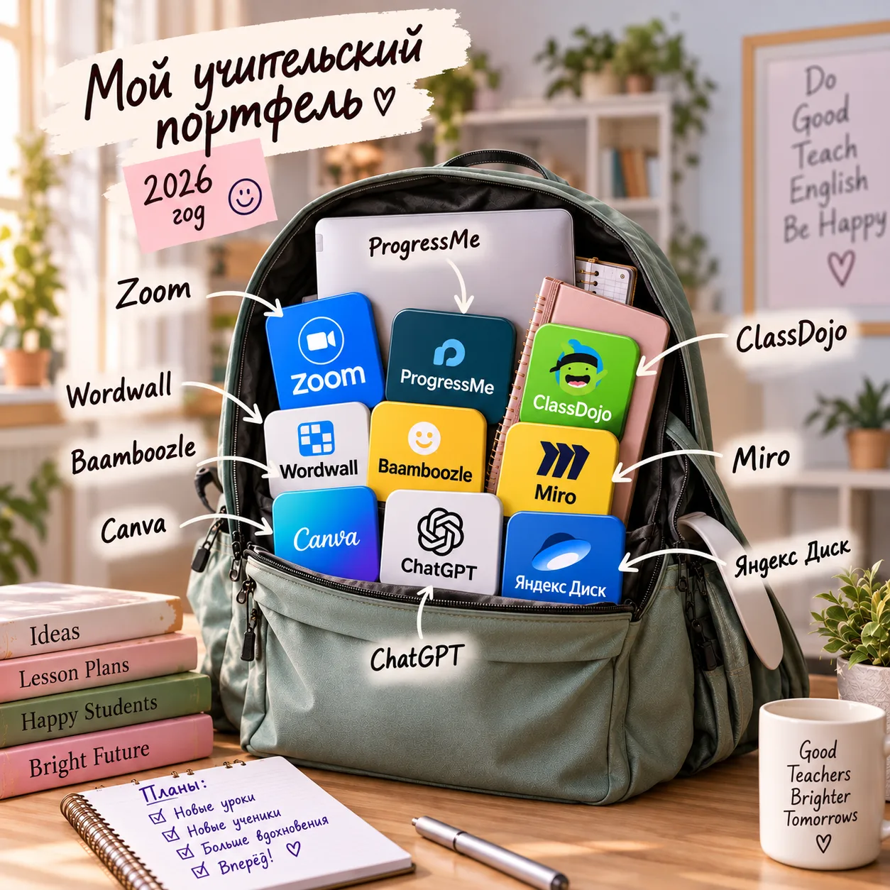 Что лежит в моём учительском портфеле в 2026 году? 🎒