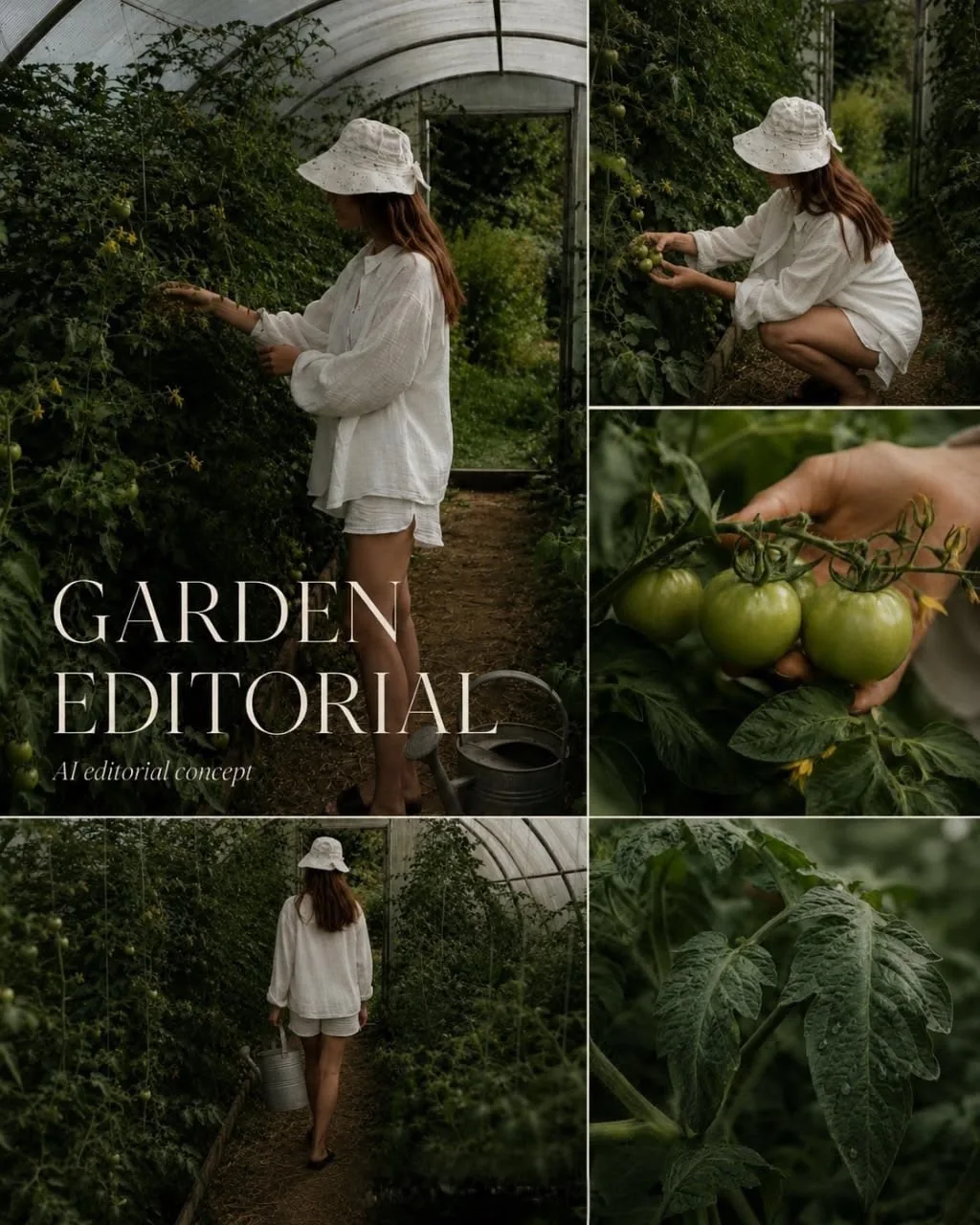 Фотосессия в теплице - вдохновляемся референсами из Pinterest 🍅🤍