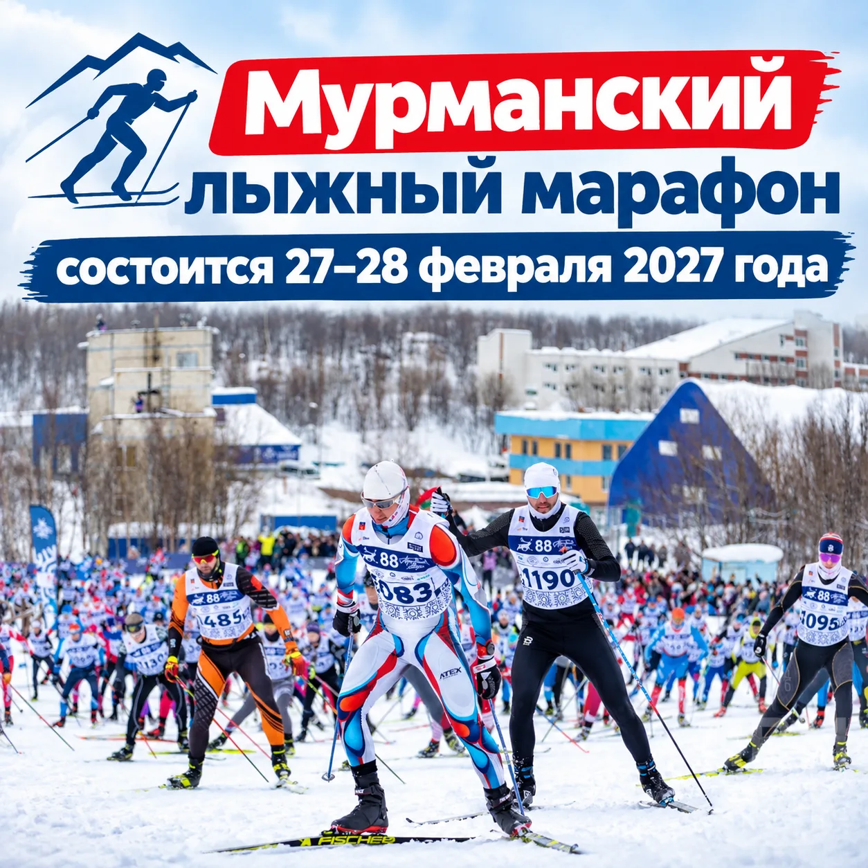 🎿 Мурманский лыжный марафон состоится 27–28 февраля 2027 года