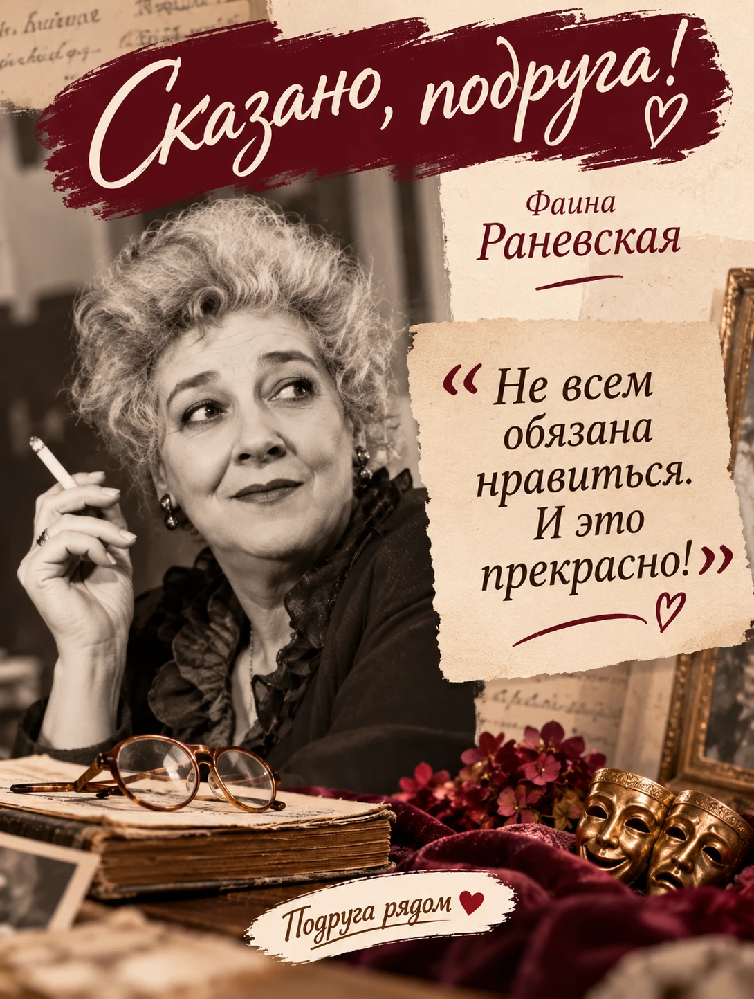 🎭 **СКАЗАНО, ПОДРУГА!**