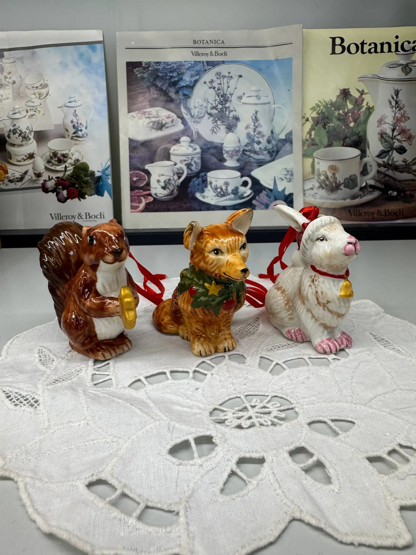 🎄 Подарочный набор из трёх ёлочных украшений Villeroy & Boch из коллекции Nostalgic Or...