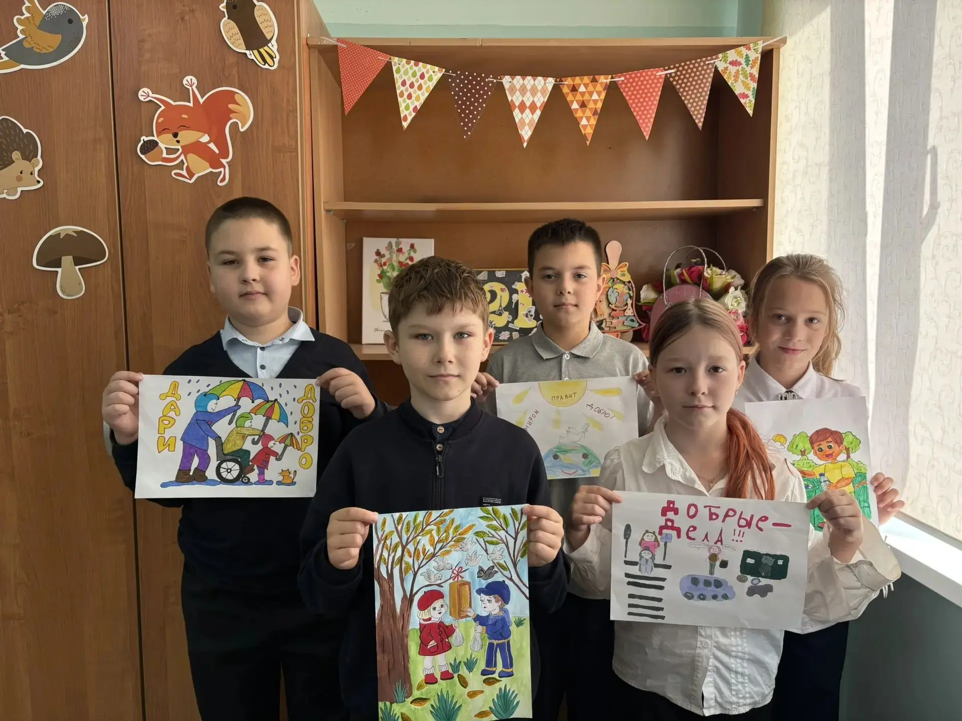 👩🏻‍🎨На этой неделе в нашей школе проходит конкурс детских рисунков «Я рисую добро»! ...