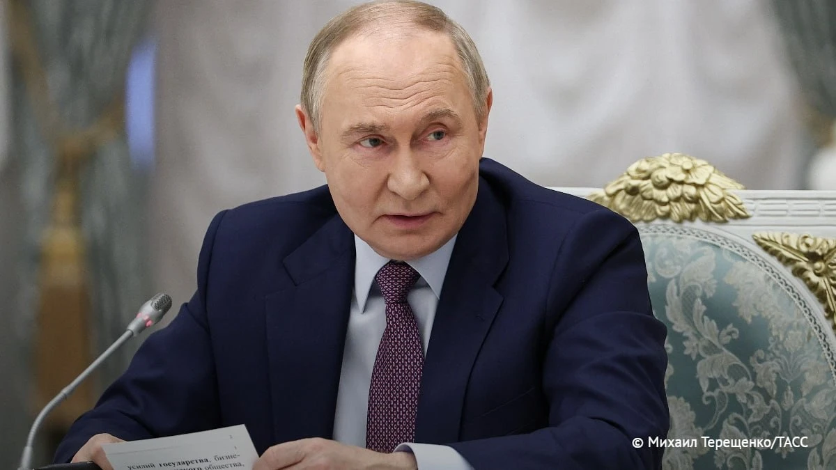❗️Создание зоны безопасности на границе с Украиной решается успешно, заявил Путин.