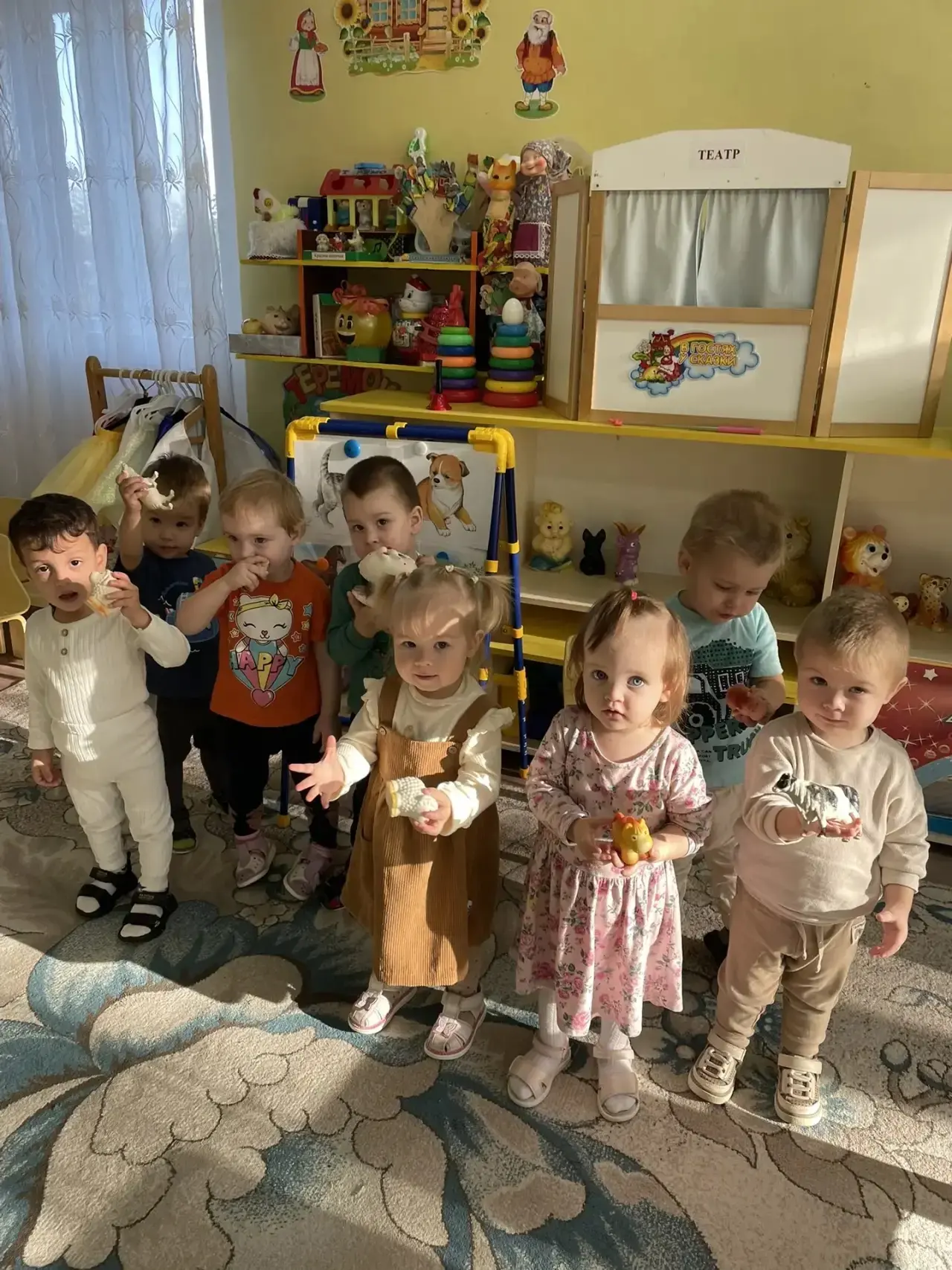 Сегодня в группе раннего возраста проведено занятие по образовательной области «Ребёнок...