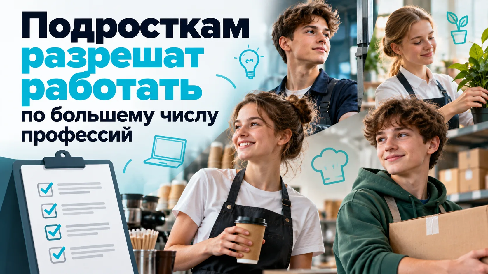 Минтруд обновил перечень работ, запрещённых для несовершеннолетних. Вместо прежнего спи...