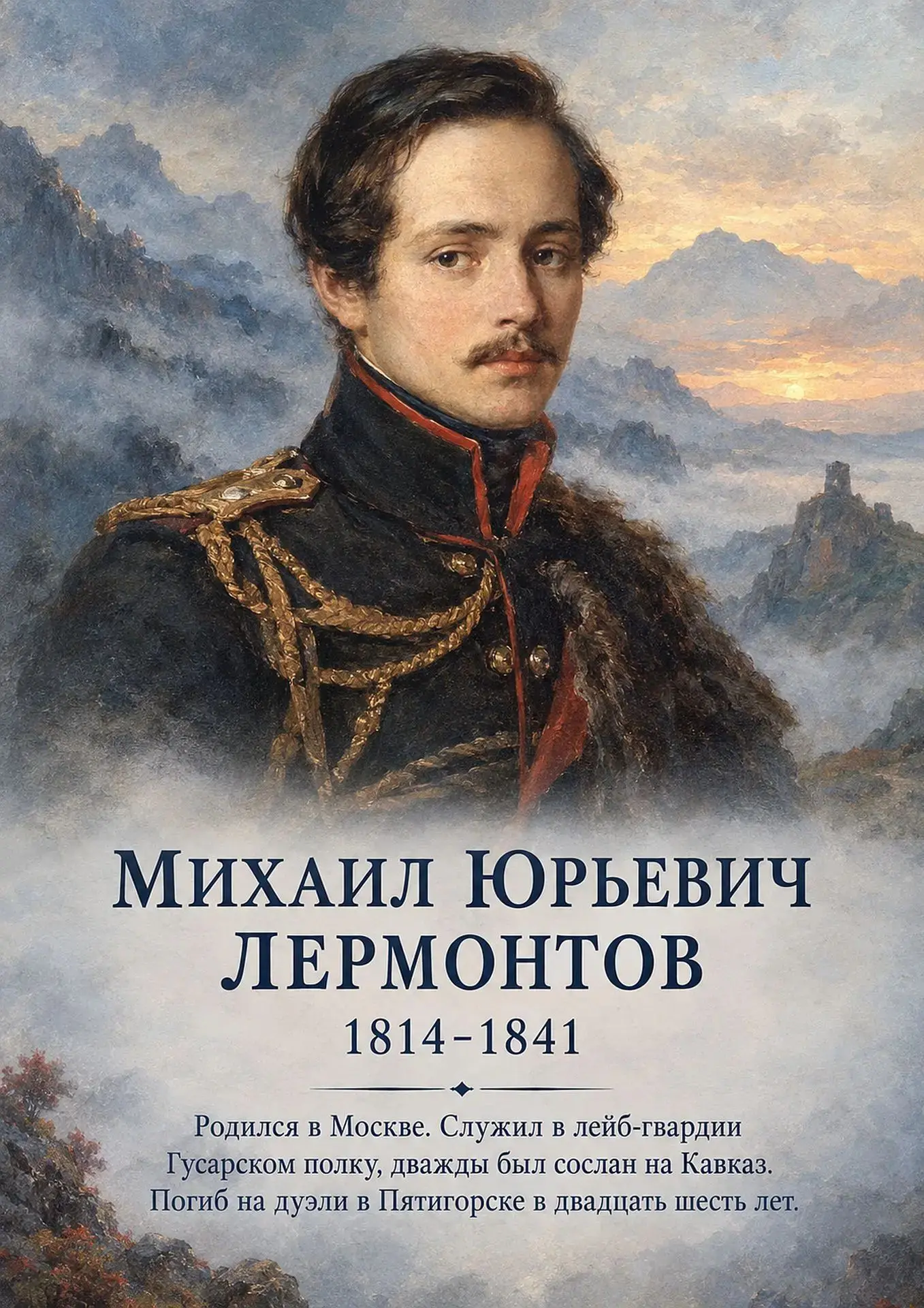 15 октября 2026 года исполняется 212 лет со дня рождения Михаила Юрьевича Лермонтова.