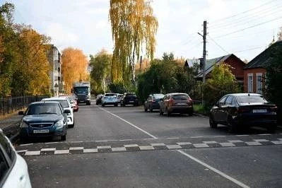 🚗🛠В Тамбове отремонтировали дорогу и тротуары на улице Социалистической