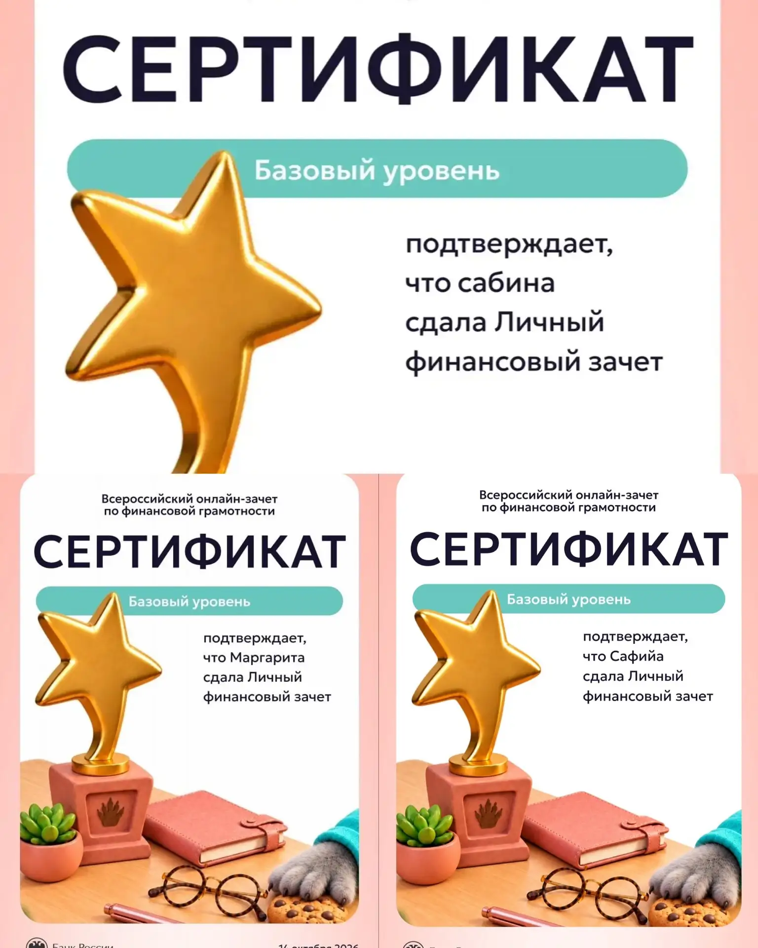 Учащиеся 7б класса принимают участие в онлайн зачете по финансовой грамотности