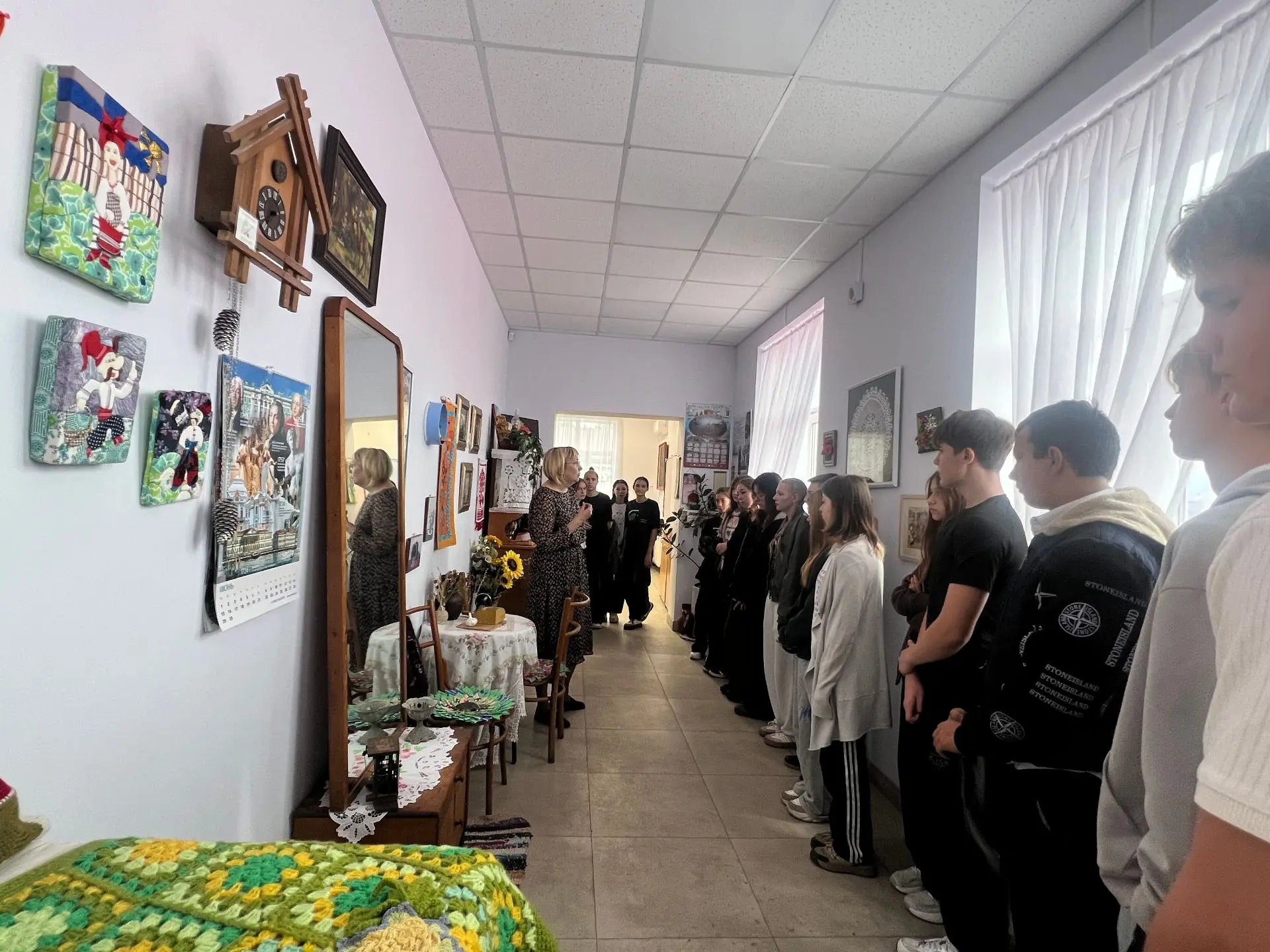 «16.10.2026 года группа школьников из МБОУ СОШ №14 х.Бейсужек Второй посетили  Ладожски...