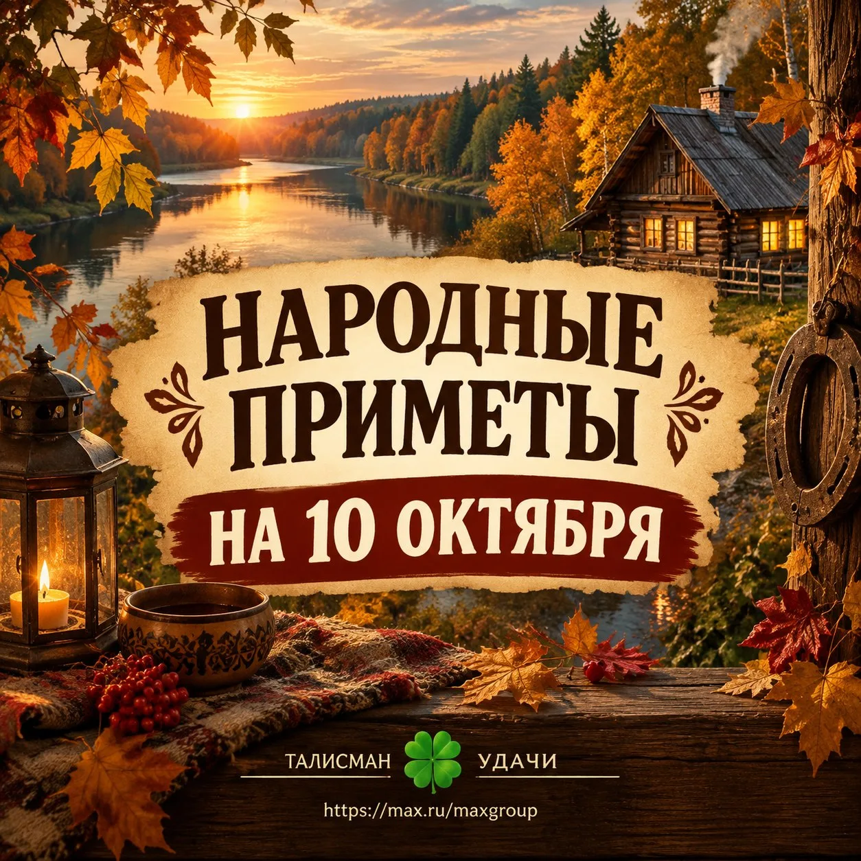 🌾 10 ОКТЯБРЯ — в народе день связывали с подготовкой к первым заморозкам и «затиханием...