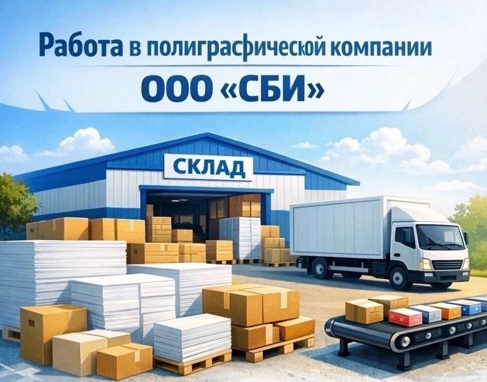 📰❗Полиграфическая компания ООО «СБИ» ищет сотрудников
