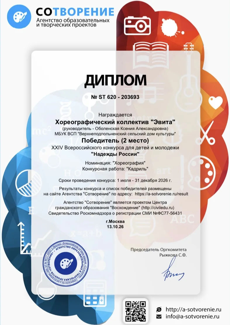 Хореографический коллектив «Эвита»