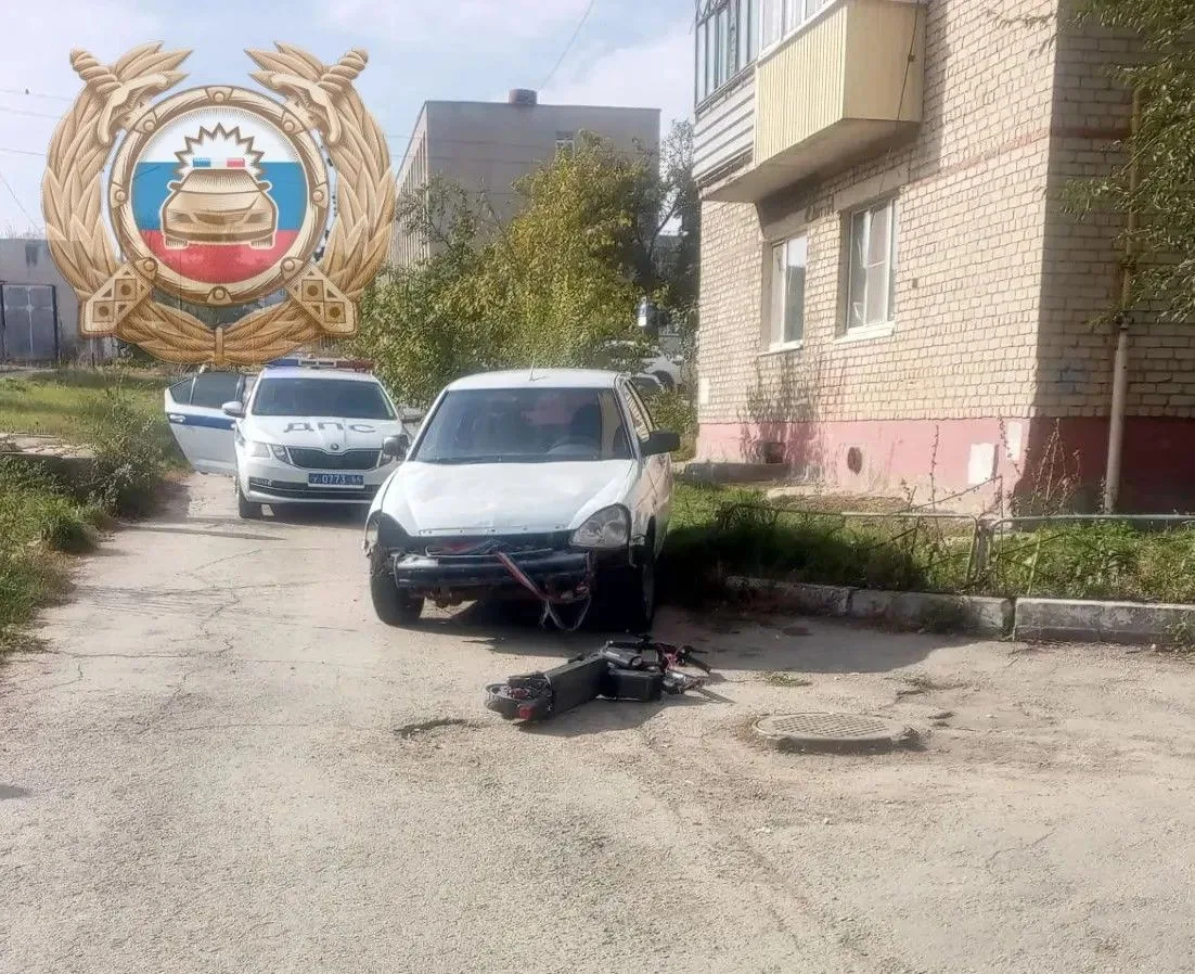 "Приора" сбила девочку на электросамокате