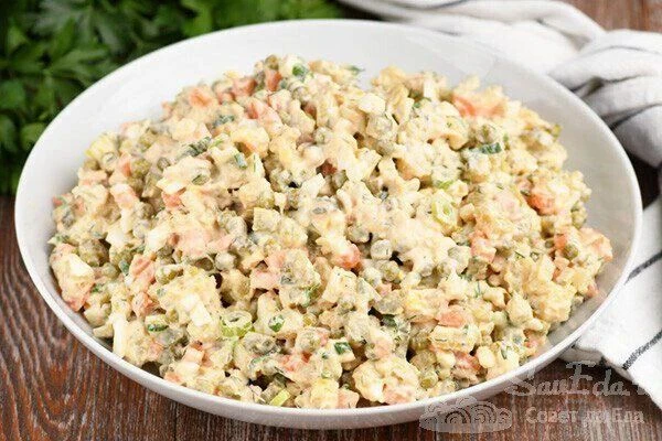 Оливье с интересным вкусом