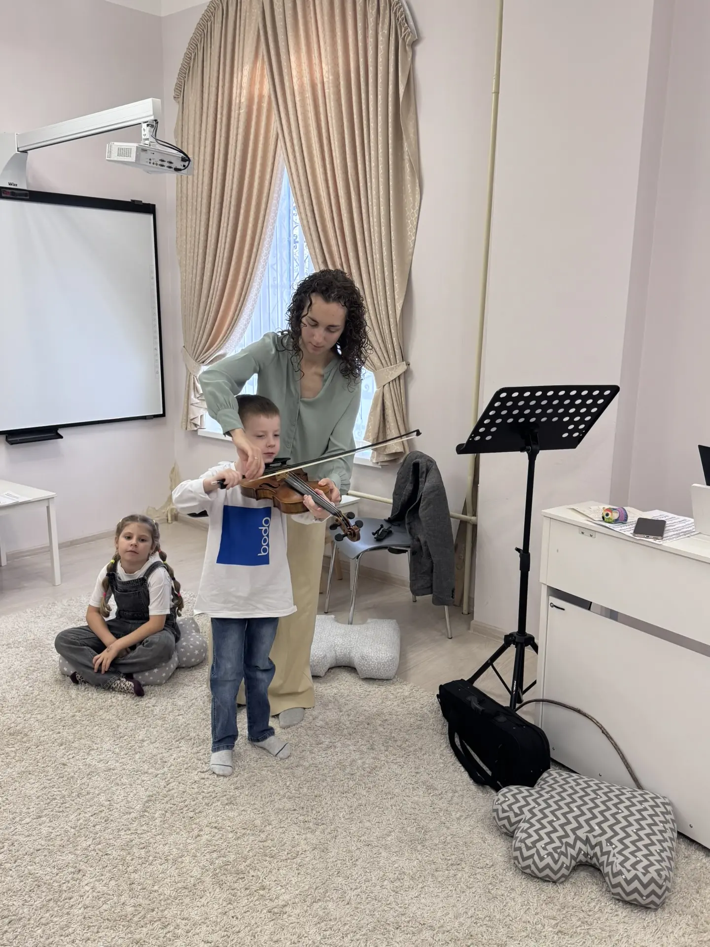 🎻 Детские музыкальные воркшопы продолжаются!