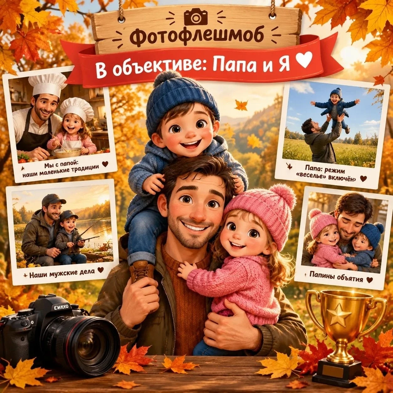 День отца в 2026 году отмечается 18 октября.