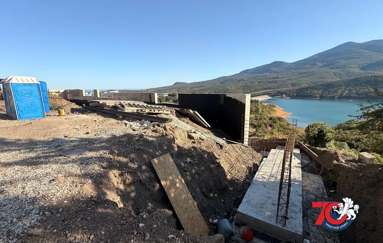🏗️ Под Алуштой продолжается строительство нового детского сада