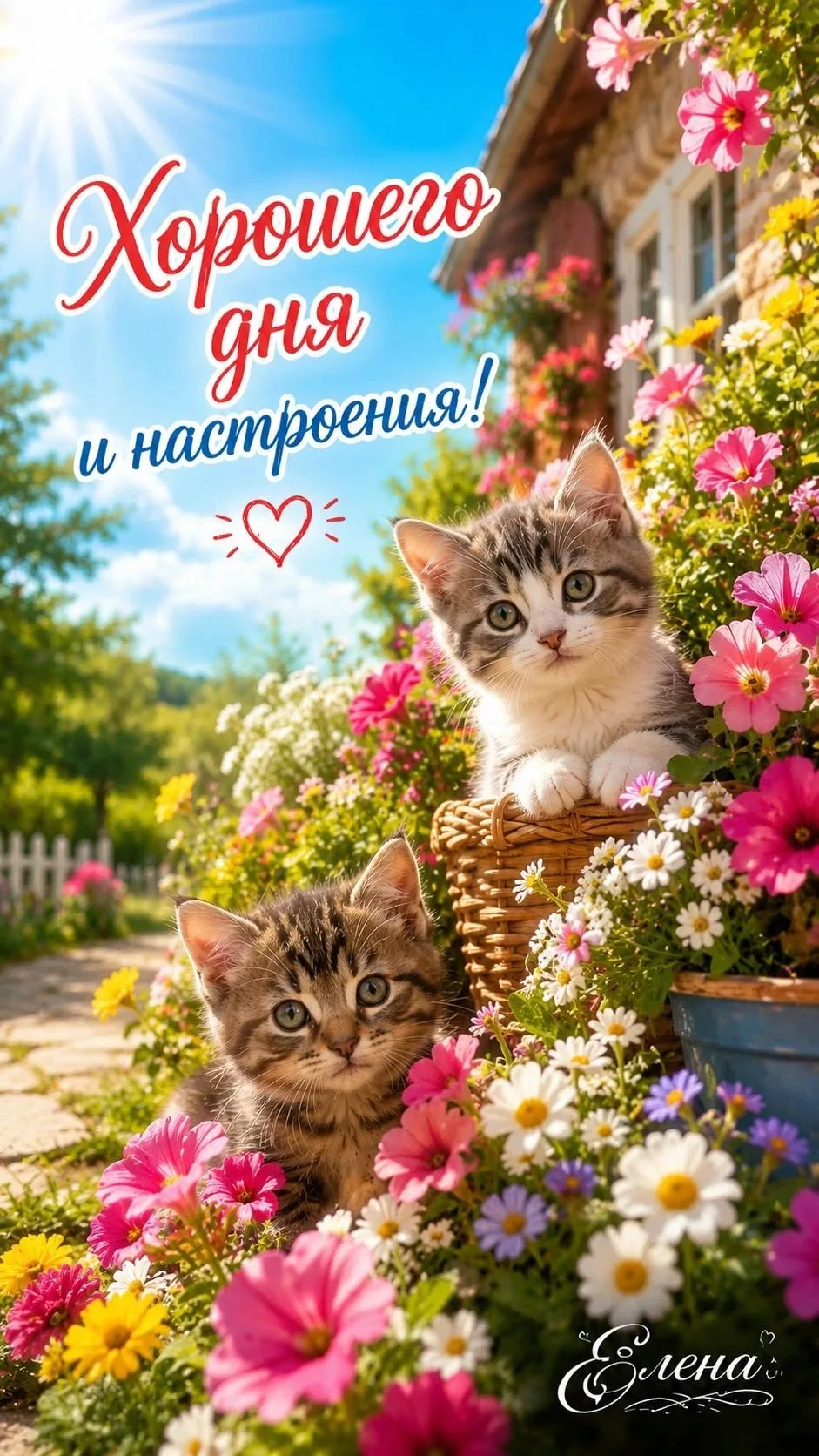 Доброе утро. Хорошего дня и отличного настроения!