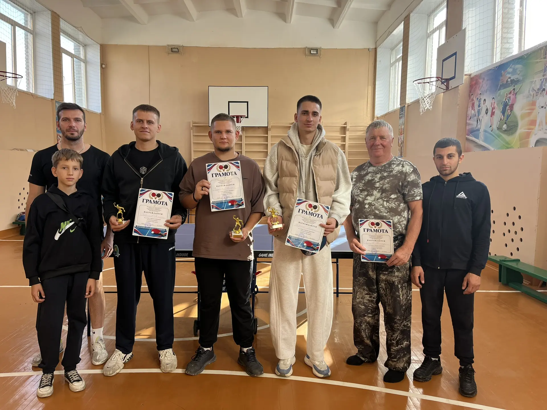 🏆 В с. Убинское состоялся жаркий турнир по настольному теннису! 🏓