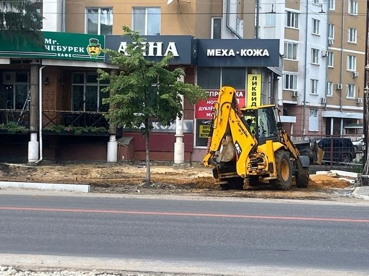 Ремонт улицы Комсомольской в Орле снова затянулся — теперь до ноября
