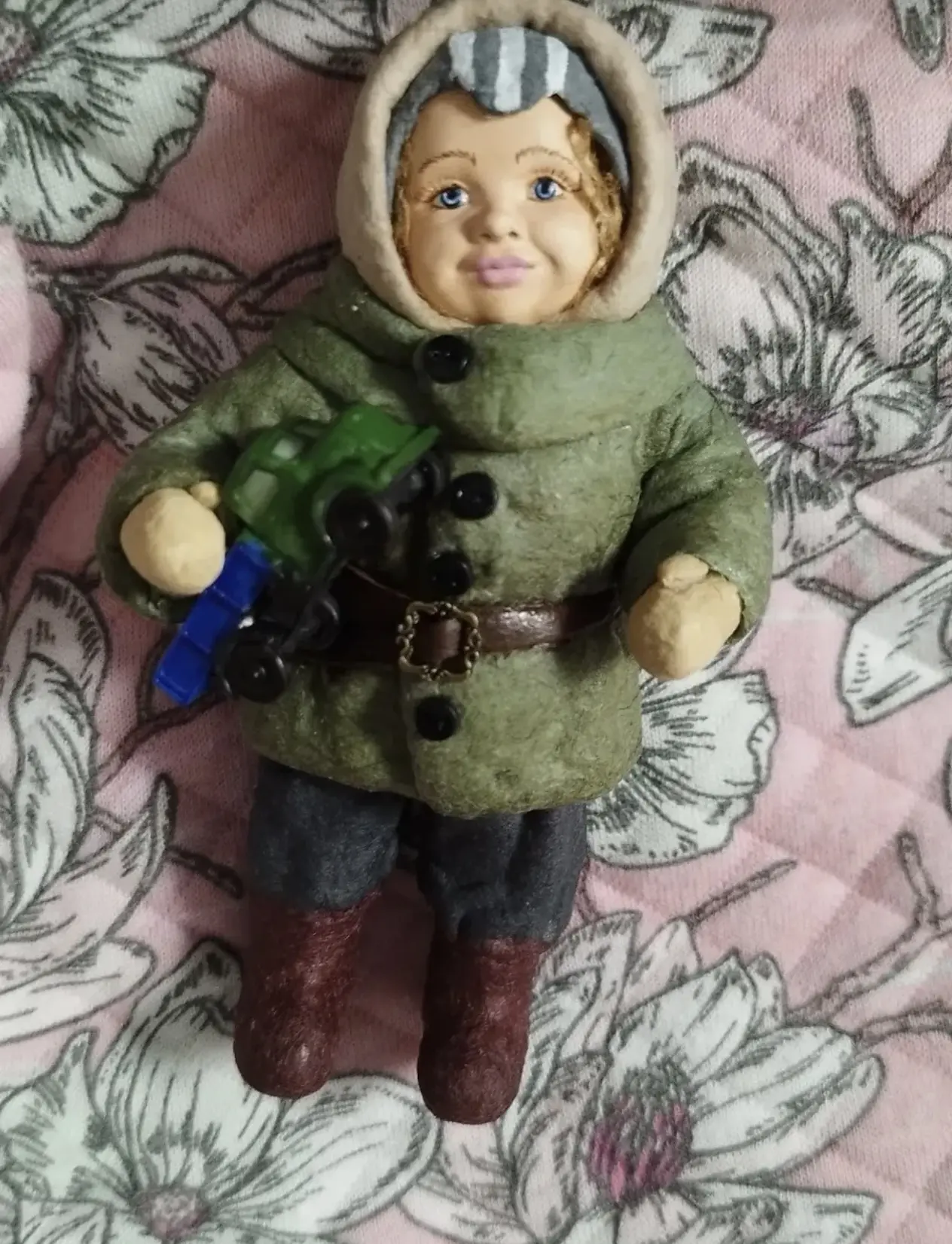 Ватные игрушки ручной работы