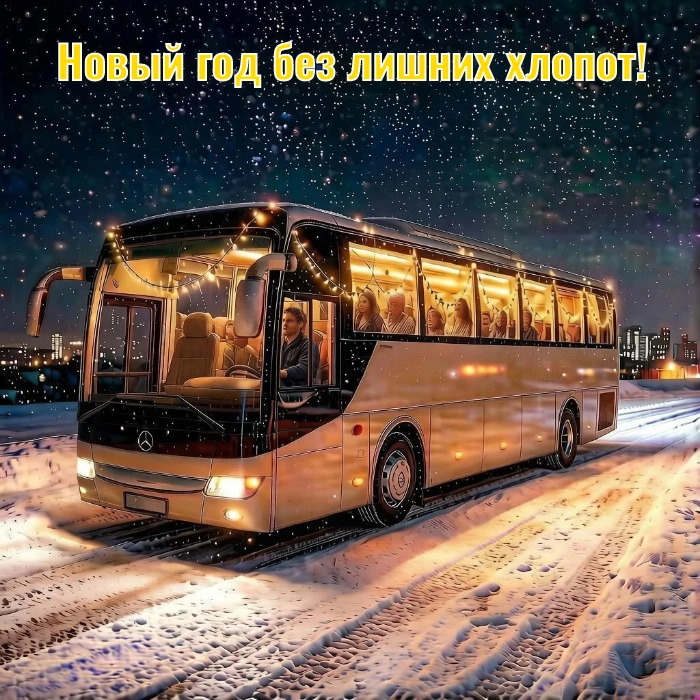 Автобусные туры на Новогодние и Рождественские праздники!