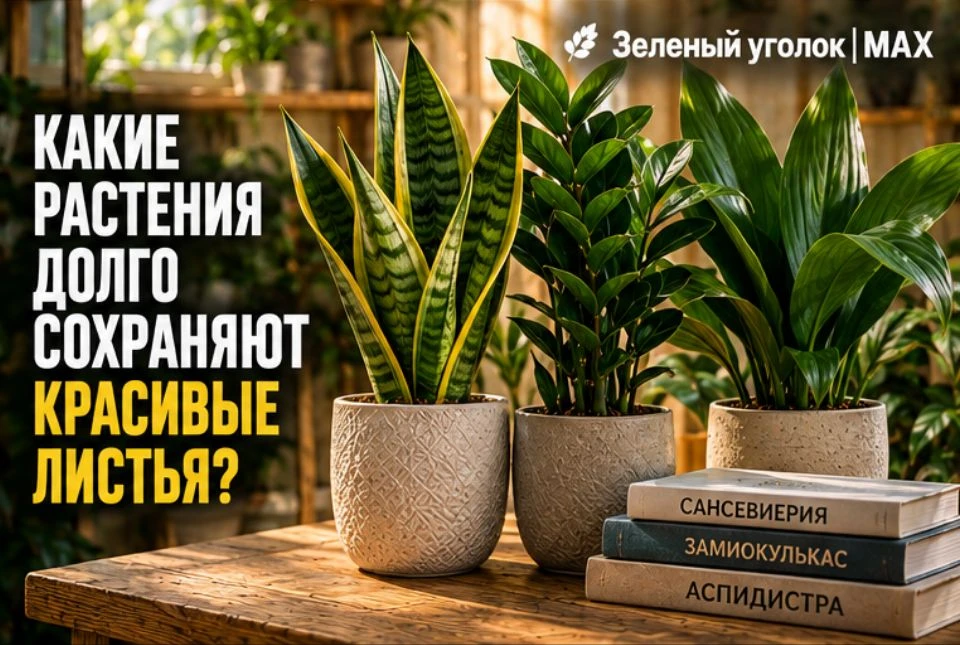 💚 КАКИЕ РАСТЕНИЯ ДОЛГО СОХРАНЯЮТ КРАСИВЫЕ ЛИСТЬЯ?