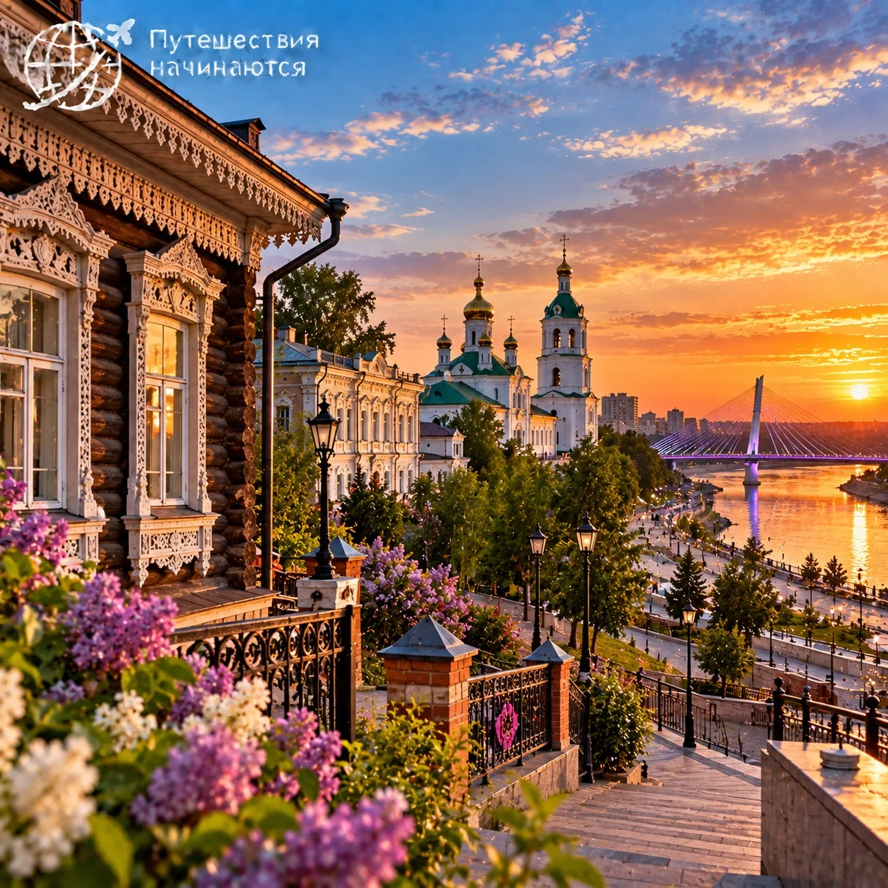 🌍 Сегодня путешествуем — Тюмень, Россия 🇷🇺