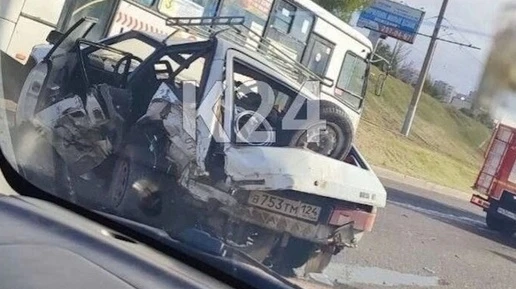 В Красноярске 15-летний подросток пострадал в жёстком ДТП