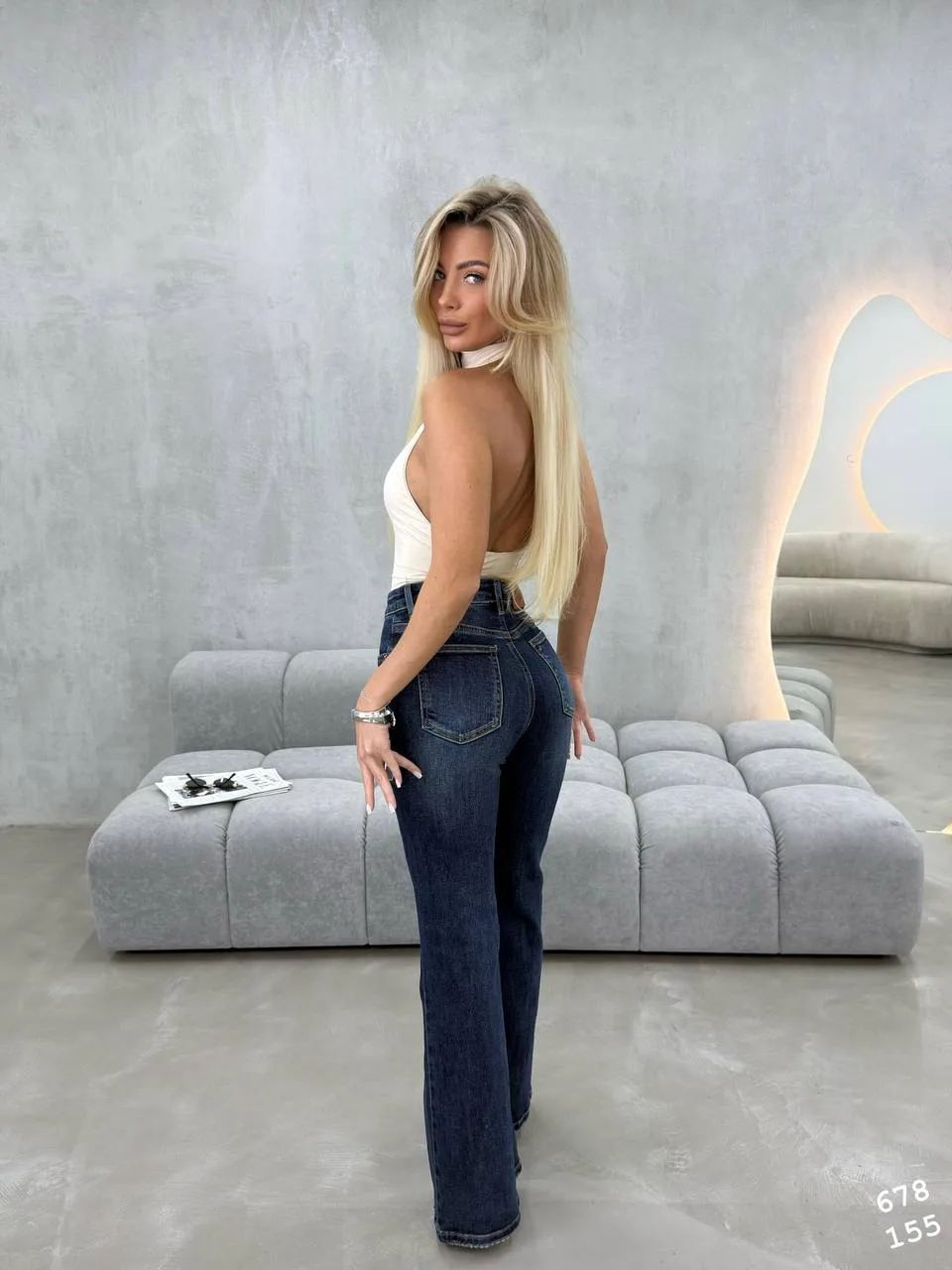 ☑️ Женские джинсы - клеш 👖