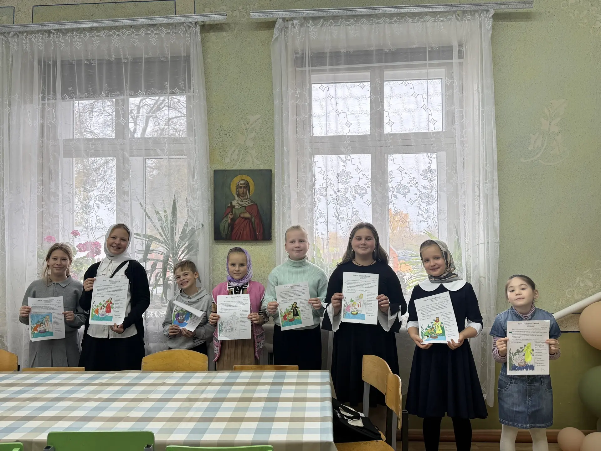 🕊 11 октября прошло занятие в Воскресной школе Никольского храма.
